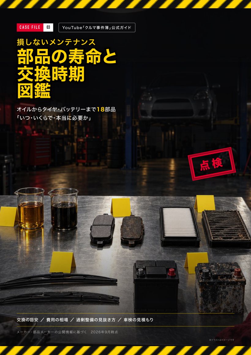 部品の寿命と交換時期図鑑 表紙
